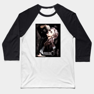 K-pop Stray Kids Felix Fan Art Baseball T-Shirt